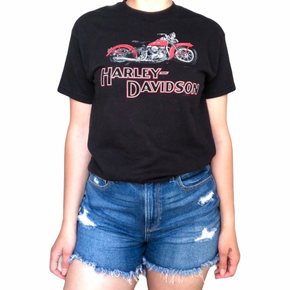 Harley Davidson fitted motorcycle tee black Mexico